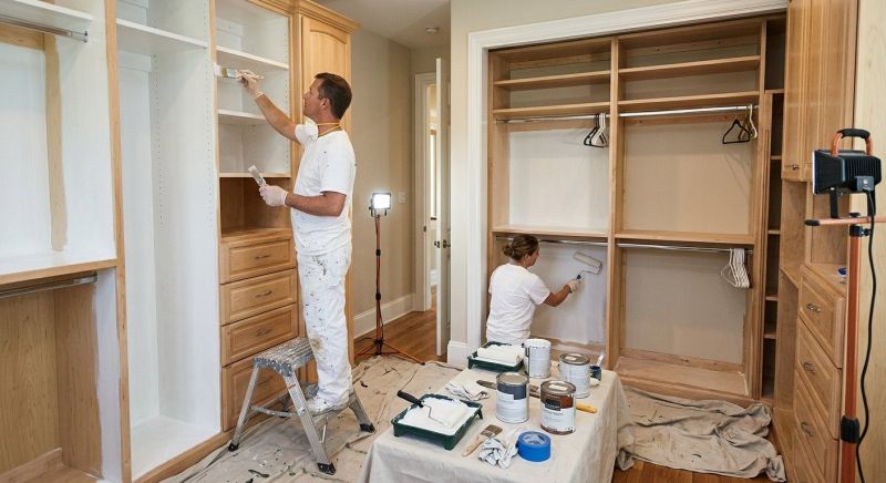 Interior Garage Painting in Wilmington, NC